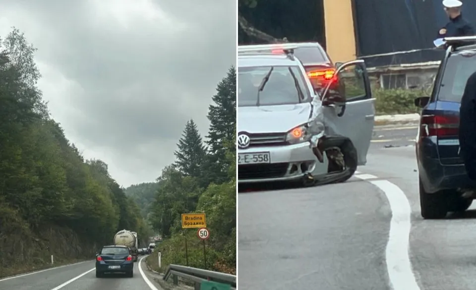 Sudar kod Konjica: Obustavljen saobraćaj na magistralnoj cesti M-17