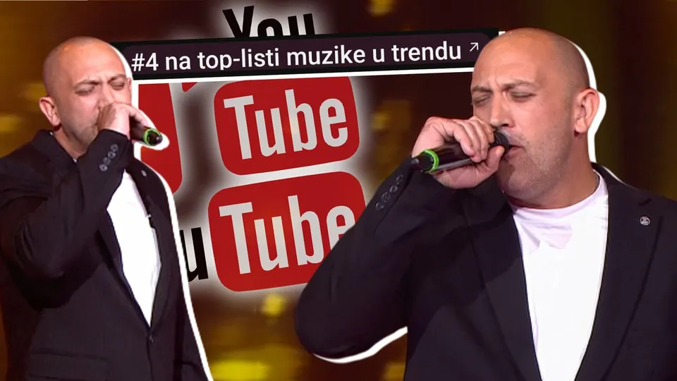 Sin pjevačice Stoje oduševio u „Pinkovim zvjezdama": Njegov nastup završio visoko na Jutjub trending listi