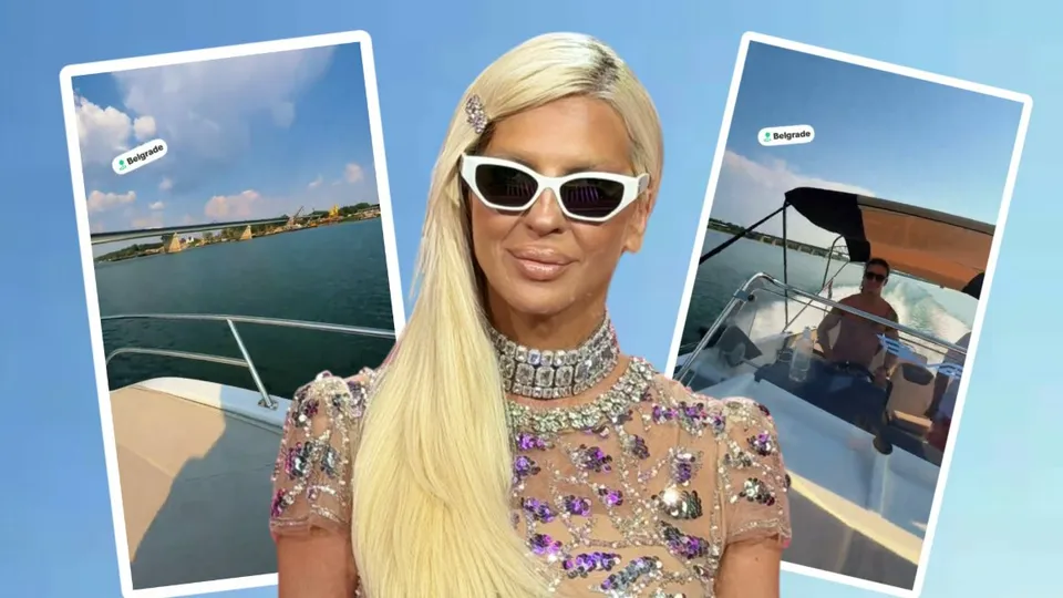 Jelena Karleuša i 25 godina mlađi maneken na gliseru: Sunčanje na Savi ponovo rasplamsalo priče o vezi