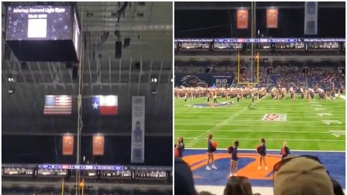 Vojnik pao sa velike visine pred punim stadionom u San Antoniju, hitno prevezen u bolnicu
