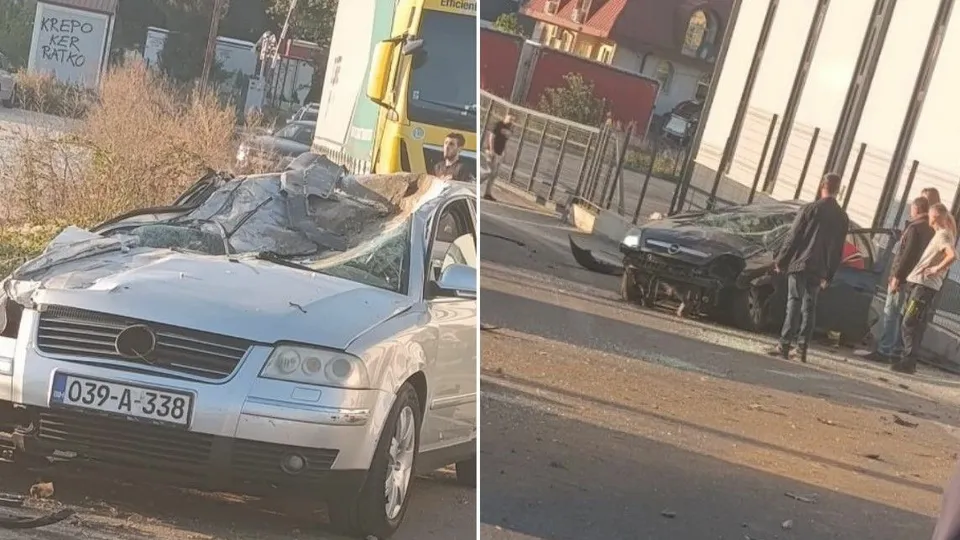 Troje povrijeđeno u saobraćajnoj nesreći na Reljevskoj ulici u Sarajevu