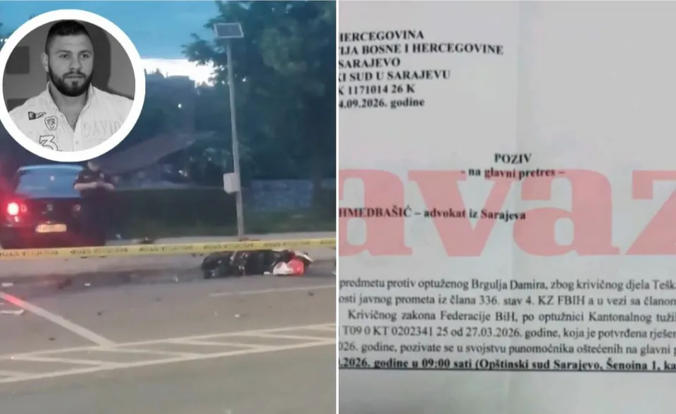 Sutra počinje suđenje Damiru Brgulji za nesreću u kojoj je stradao Benjamin Spahović