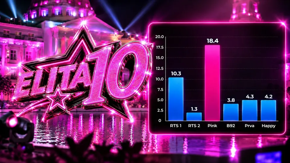 Pink najgledanija televizija u Srbiji: „Elita“ i dalje privlači najviše publike
