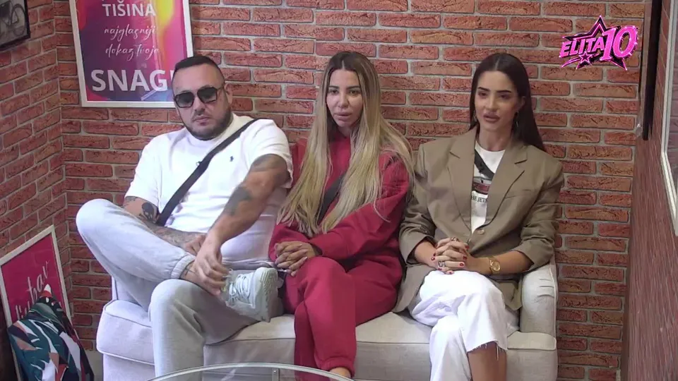 Napetost u "Tračoteci": Filip Car, Aneli Ahmić i Anđela Đuričić uživo kod Miljane i Dače